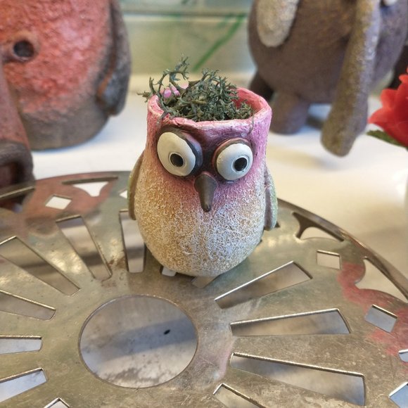 BLOG HOUSE HUMMINGBIRD PLANTER - Picture 1 of 3